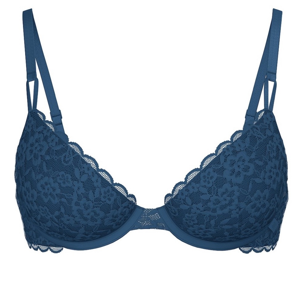 Victoria's Secret Deep Blue Lace Bra